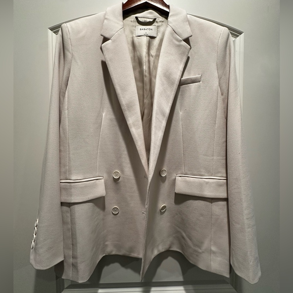 Babaton off white/ivory/cream blazer